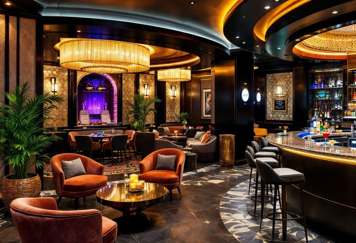Luxurious Hotel Bar Lounge