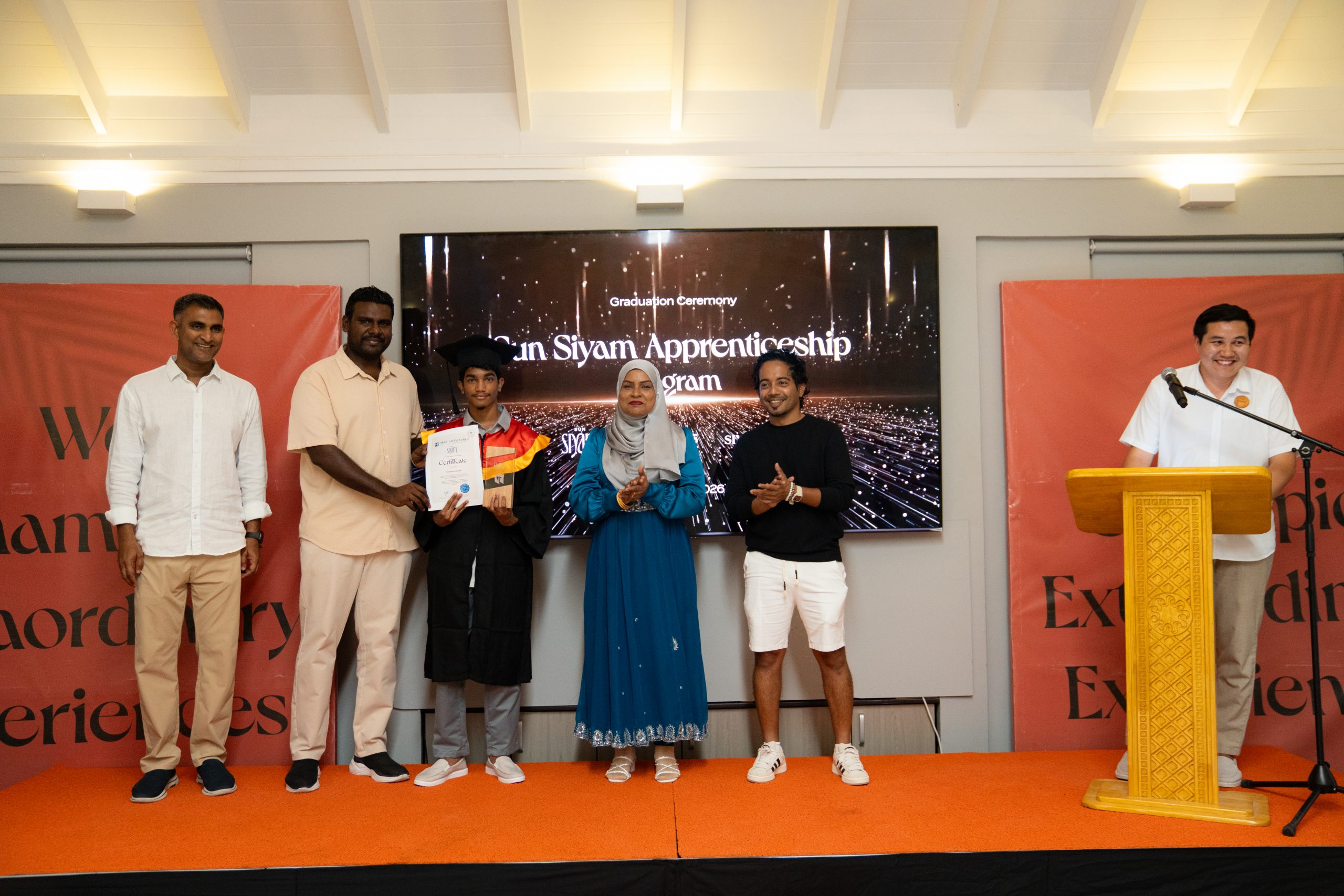 Sun Siyam recognises first apprenticeship graduates at Siyam World