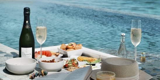 JW Marriott Maldives Floating Breakfast