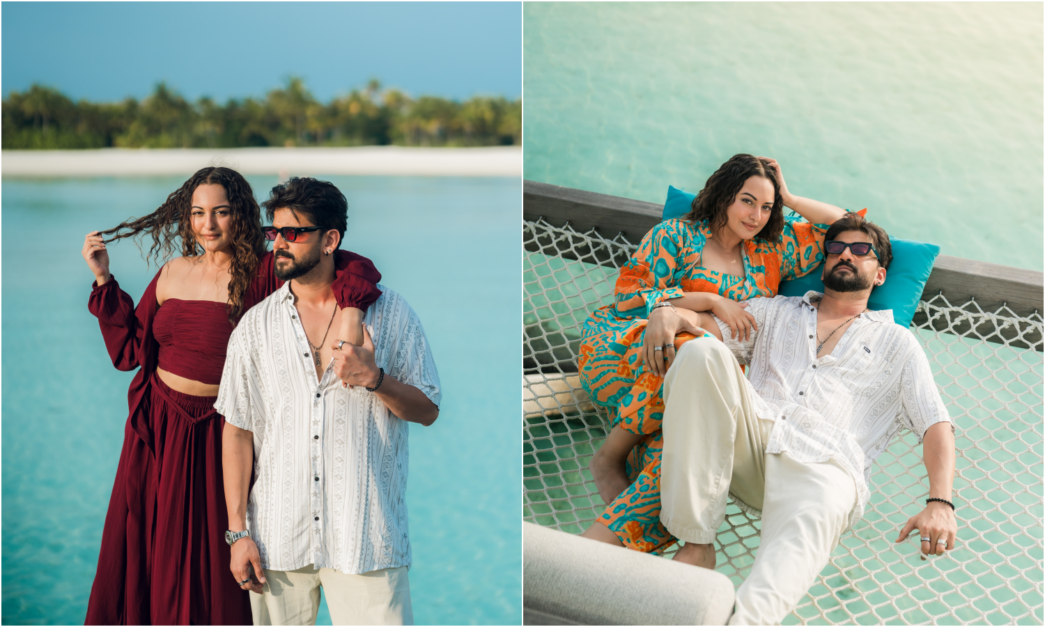 SO/ Maldives hosts festive red carpet welcome for Sonakshi Sinha, Zaheer Iqbal