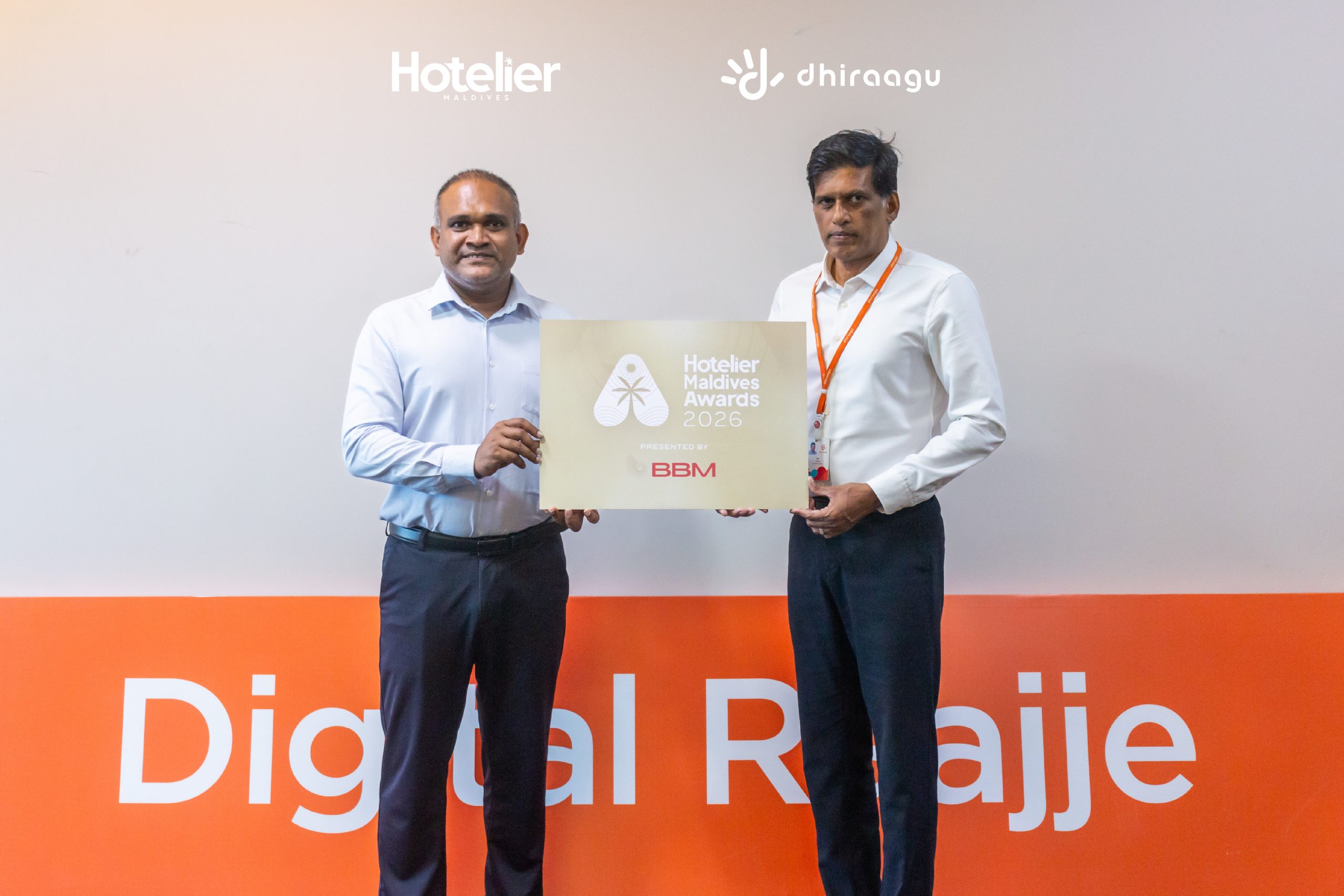 Dhiraagu signs as Platinum Partner for Hotelier Maldives Awards and GM Forum 2026