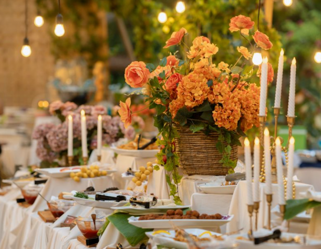 Maahefun Buffet Set Up Landscape