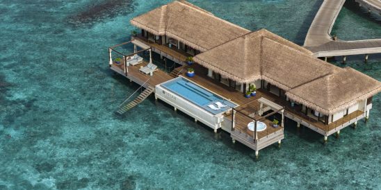 Velaa Private Island Ocean Pool House Angle