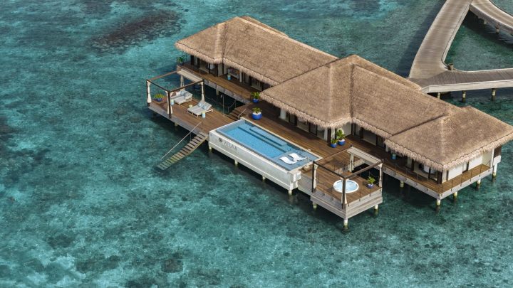Velaa Private Island Ocean Pool House Angle