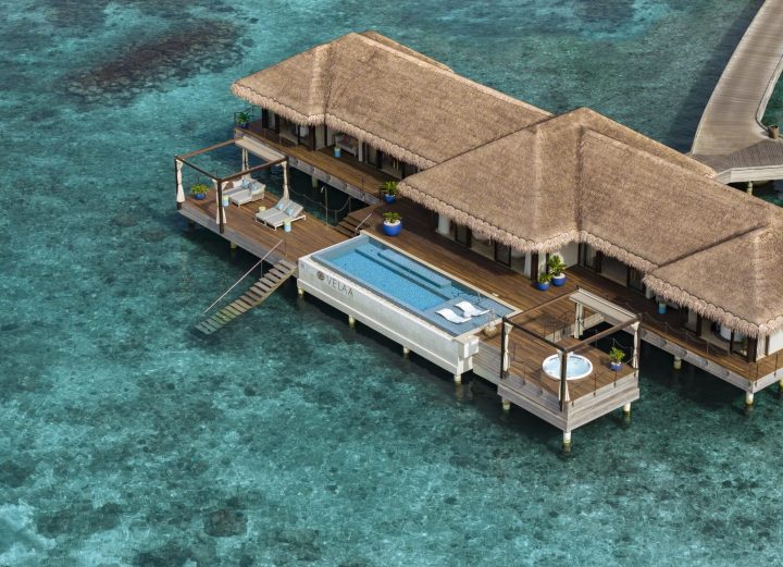 Velaa Private Island Ocean Pool House Angle