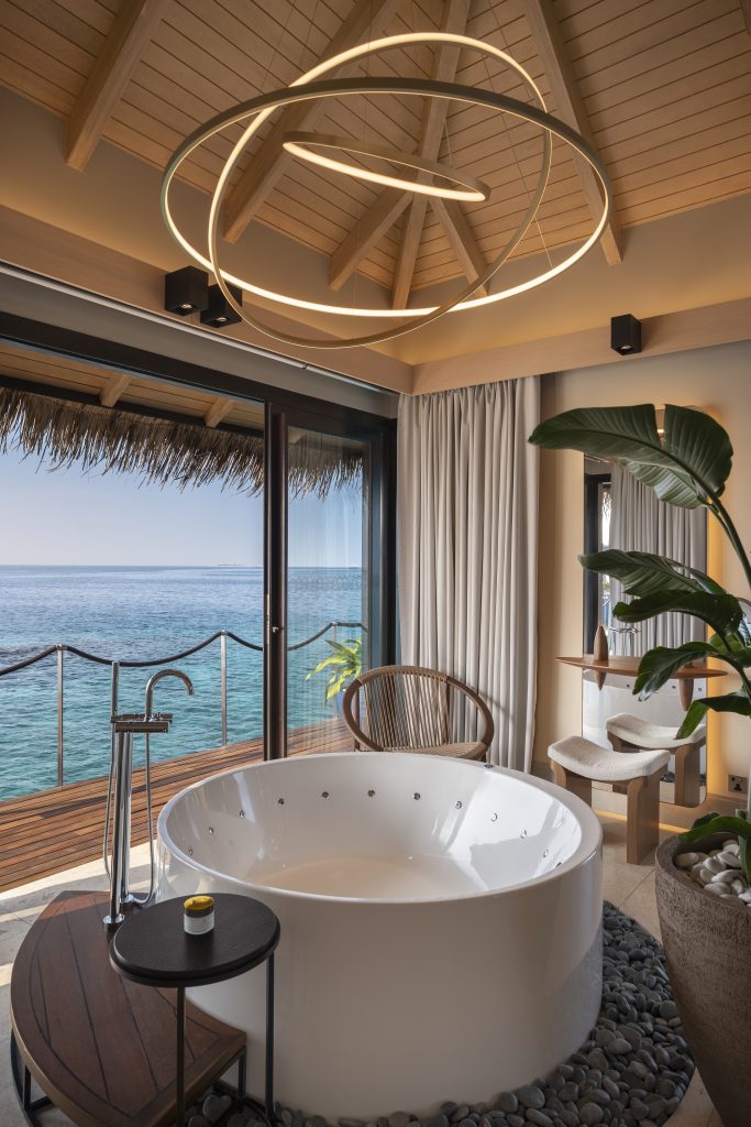 Velaa Private Island Ocean Pool House Bathroom