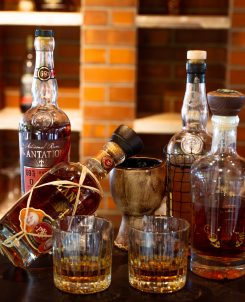 662487 Bottles of Planteray Rum Before (Left) and After (Right) Undersea Ageing at NH Collection Maldives Reethi Resort 31e02a original