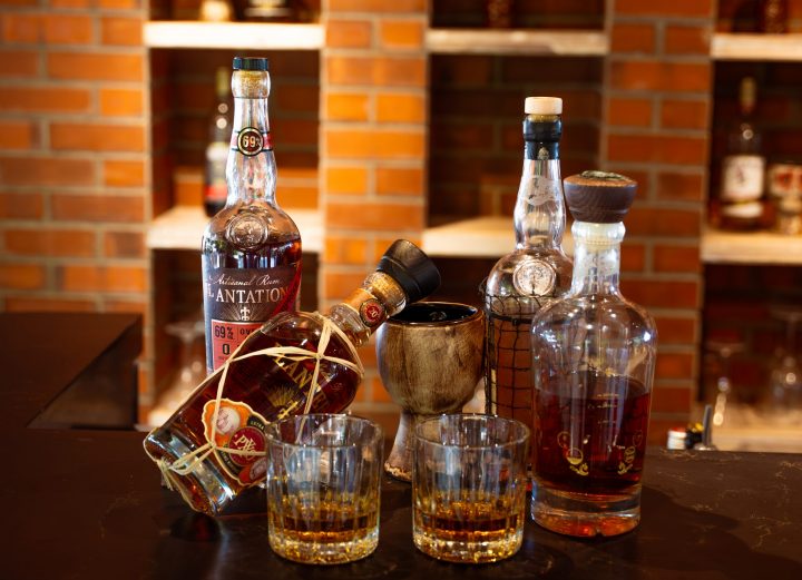 662487 Bottles of Planteray Rum Before (Left) and After (Right) Undersea Ageing at NH Collection Maldives Reethi Resort 31e02a original