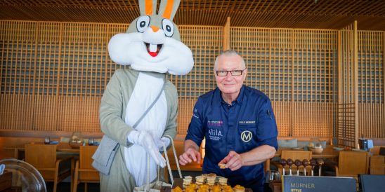Alila Kothaifaru Maldives Easter with Bunny and Chef Muerner
