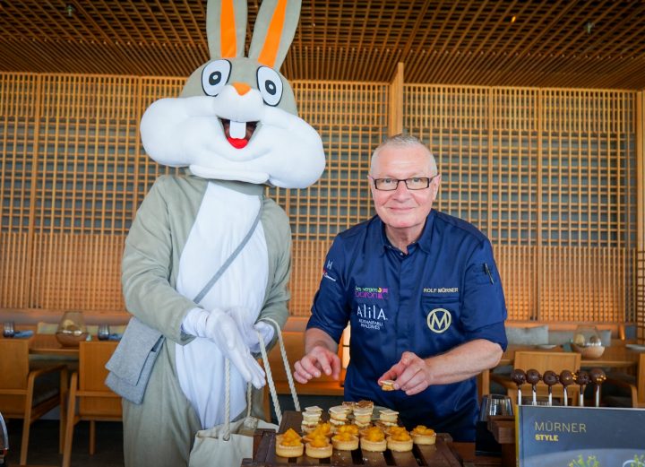 Alila Kothaifaru Maldives Easter with Bunny and Chef Muerner