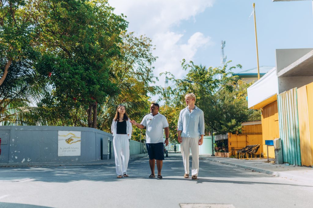 The Westin Maldives Miriandhoo Resort GT 2.0 Local Island Visit to Eydafushi Main Street