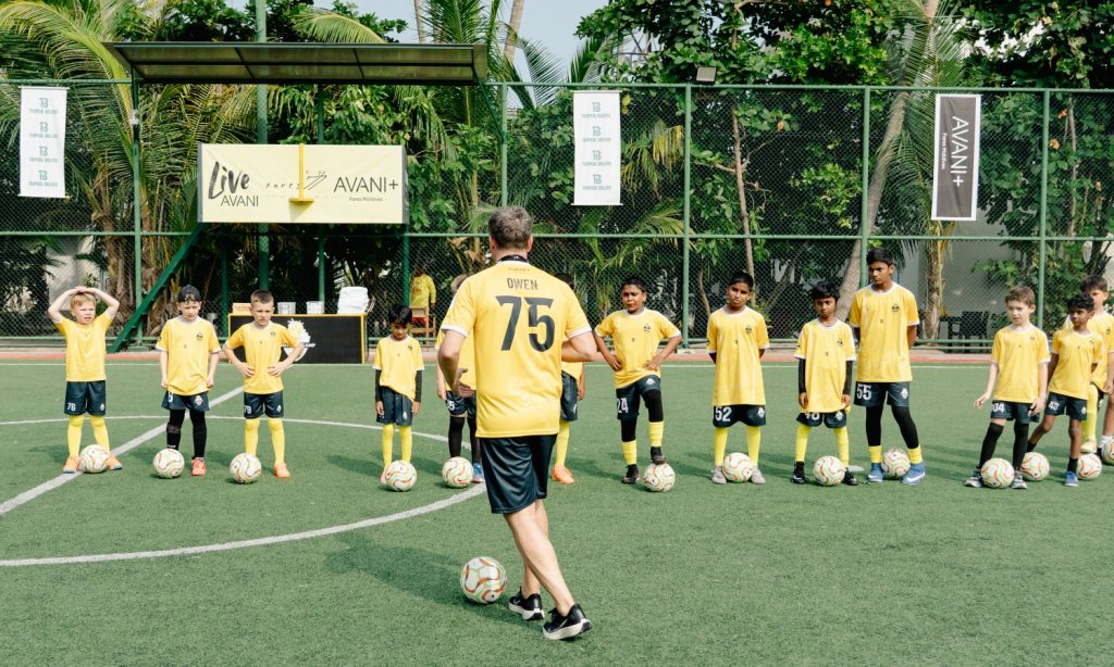 Batch Avani+ Fares Maldives Resort Kids’ Football Camp Michael Owen 2026 Day One