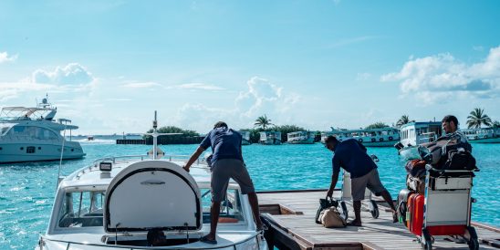 Male,,Maldives, ,November,22,,2019:,Hotel,Resort,Staff,Load