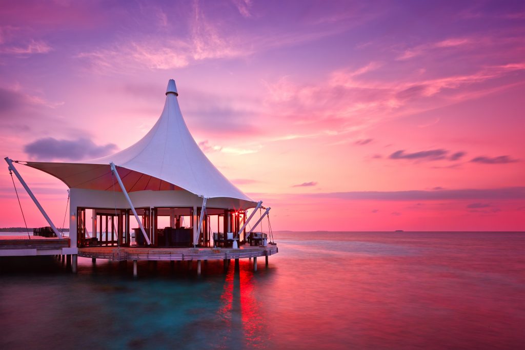 665215 Niyama Private Islands Maldives Restaurant Edge Overwater Lounge Sunset ee2ebe original
