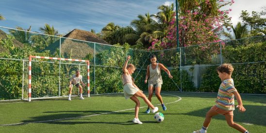 JOALI Maldives Joys of JOALI Family Football Match