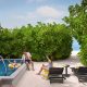 Le Meridien Maldives Resort and Spa Two Bedroom Beach Villa Family at the pool
