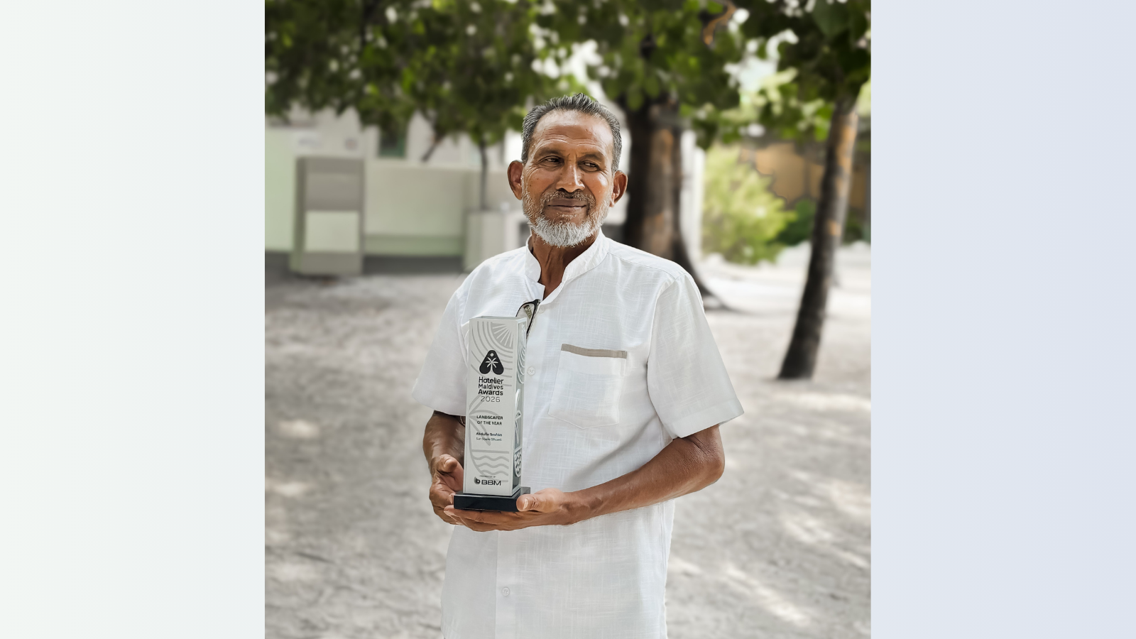 Sun Siyam Olhuveli celebrates Hotelier Maldives Awards Landscaper of the Year win