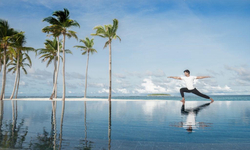 Batch Alila Kothaifaru Maldives Infinity Pool Yoga