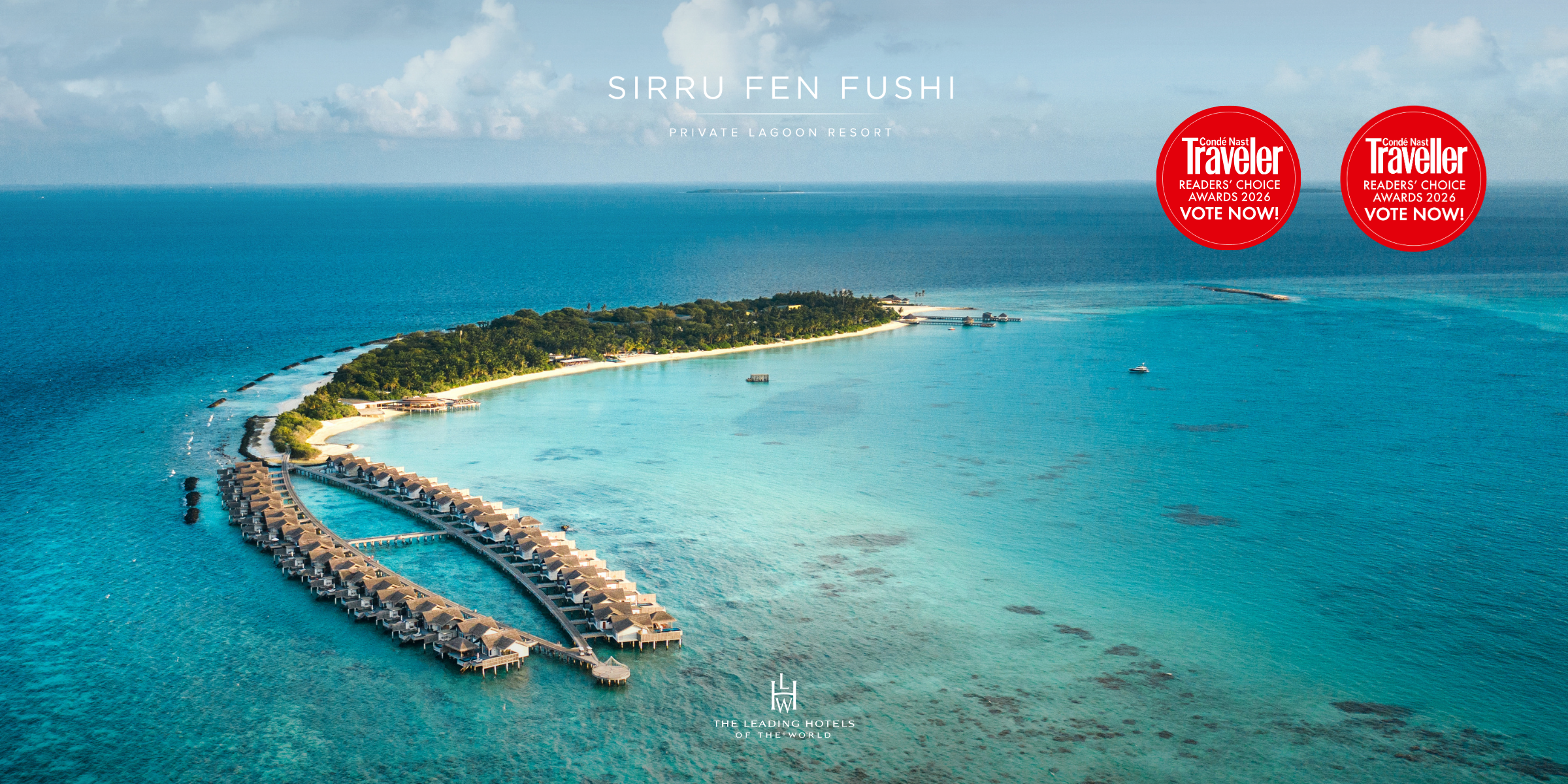 Sirru Fen Fushi nominated in Condé Nast Traveler Readers’ Choice Awards 2026