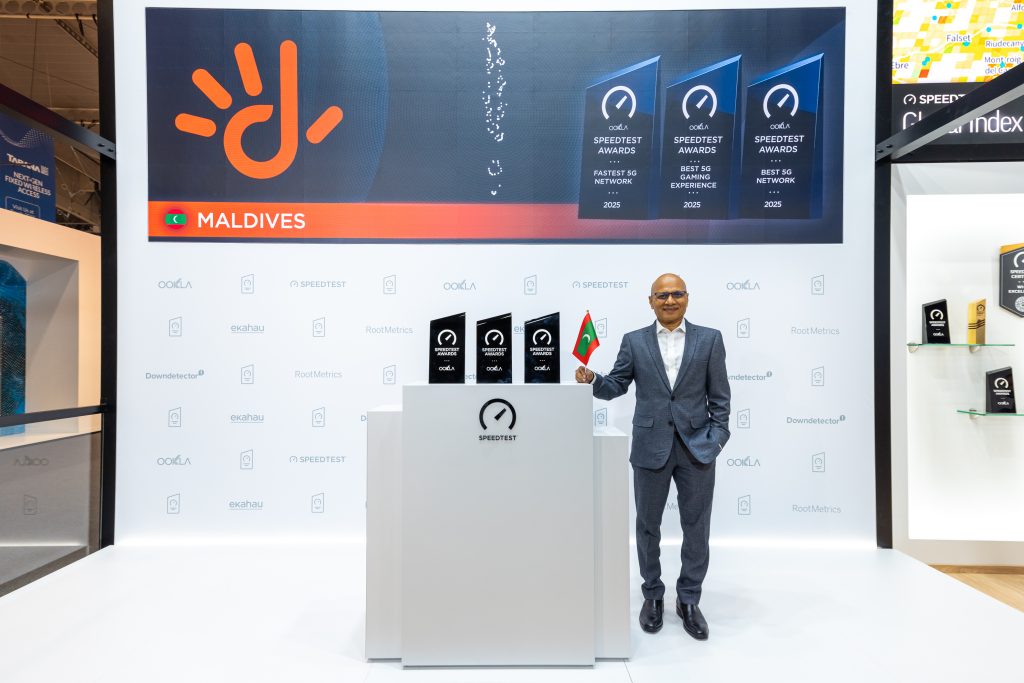 Dhiraagu Receives Three Ookla Awards