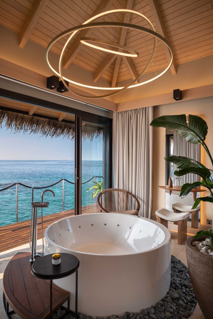 Velaa Private Island Ocean Pool House Bathroom