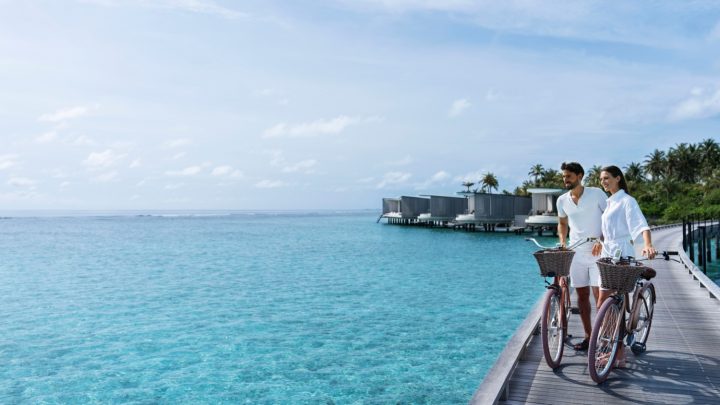 Batch The Ritz Carlton Maldives, Fari Islands Couple on Bikes (2)
