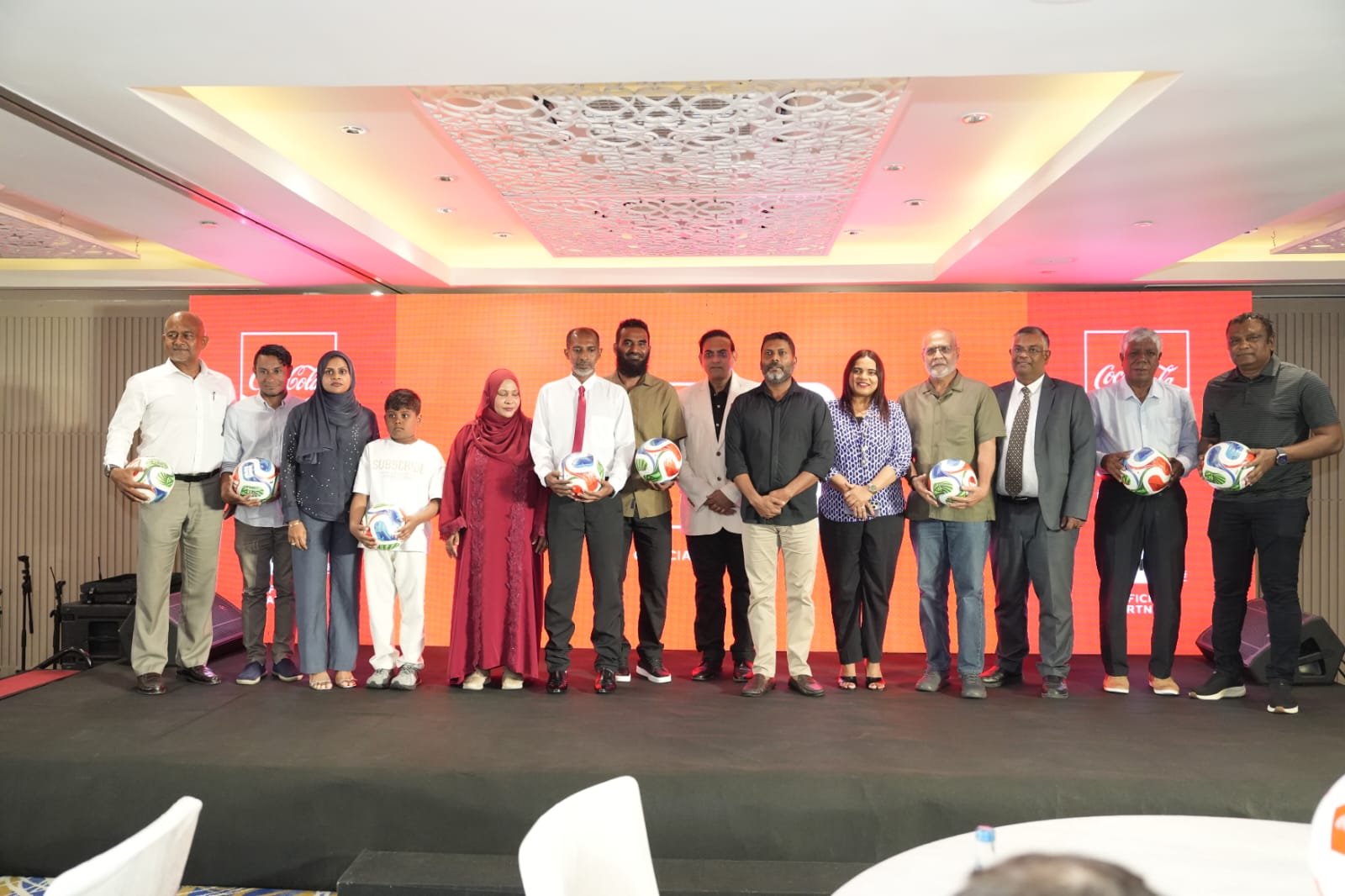 MAWC honours Maldives football legends with FIFA World Cup 2026 match balls