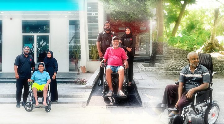 BML distributes wheelchairs