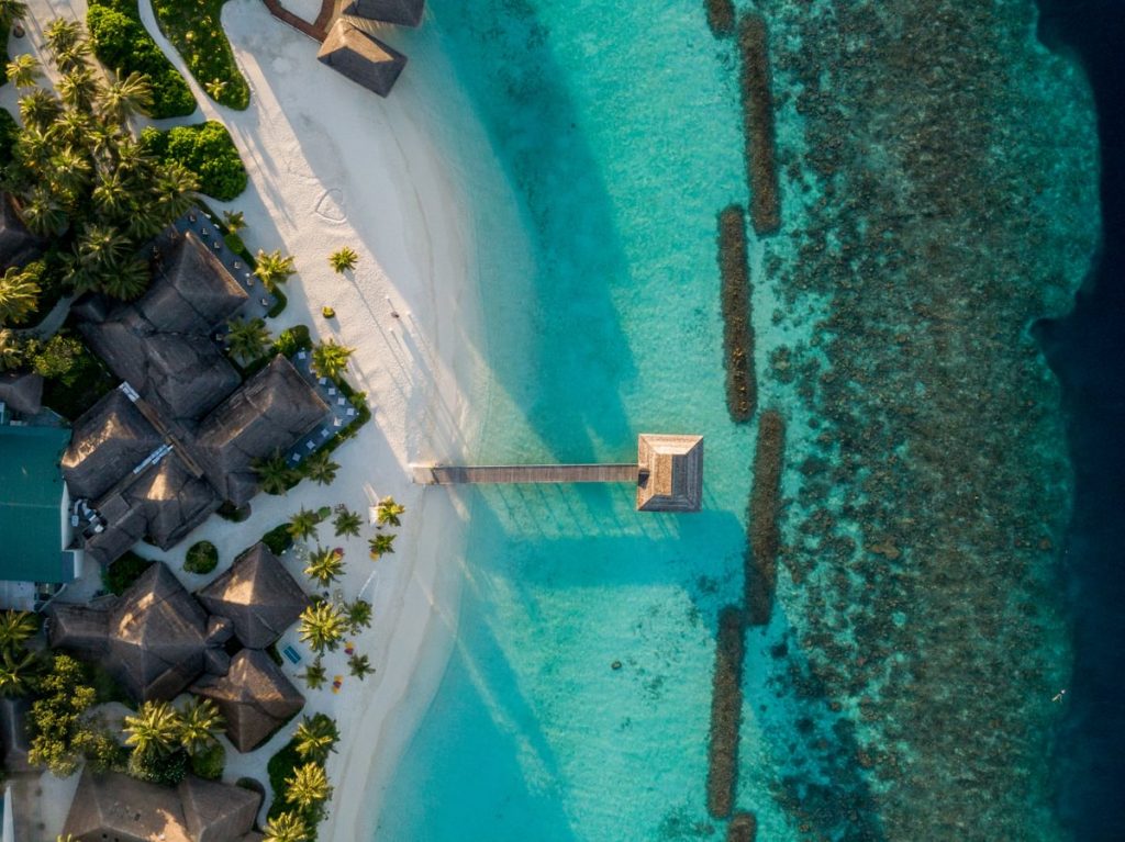 Nova Maldives Island Aerial Medium