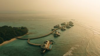 Soneva Fushi Overwater Villas Aerial (1) Large