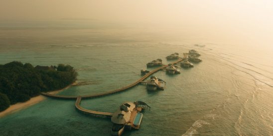 Soneva Fushi Overwater Villas Aerial (1) Large