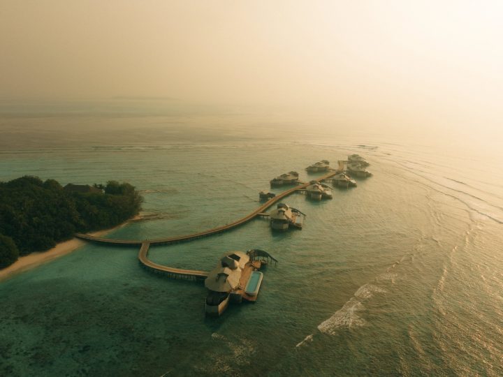 Soneva Fushi Overwater Villas Aerial (1) Large