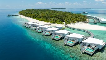 Batch Amilla Reef Water Pool Villas Aerial