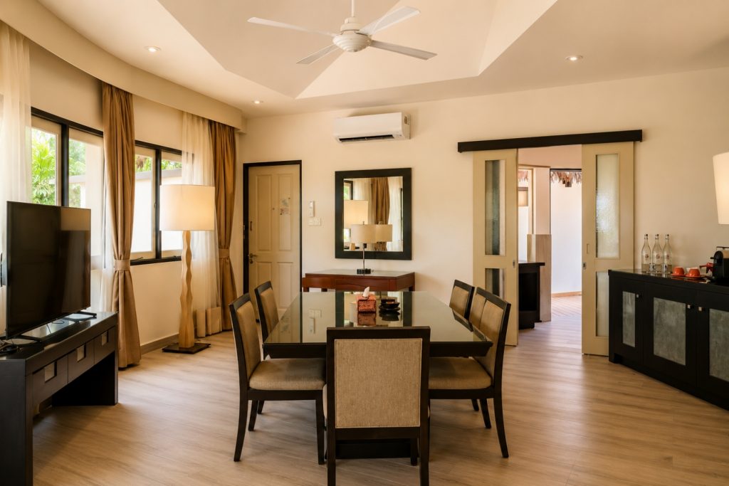 Batch Angsana Velavaru Angsana Three Bedroom Pool Villa Living Room