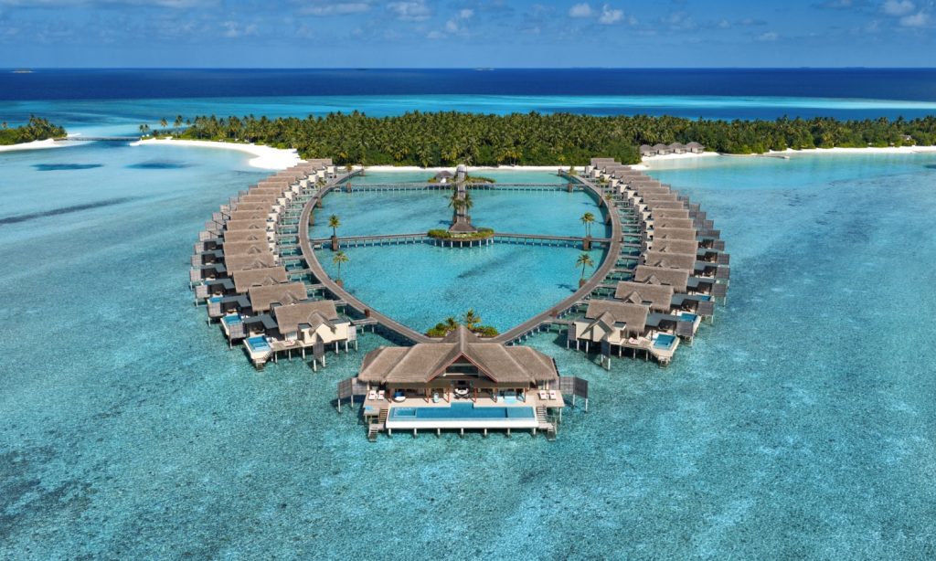 Batch Niyama Private Islands Maldives Exterior View Aerial Shot Overwater Villas