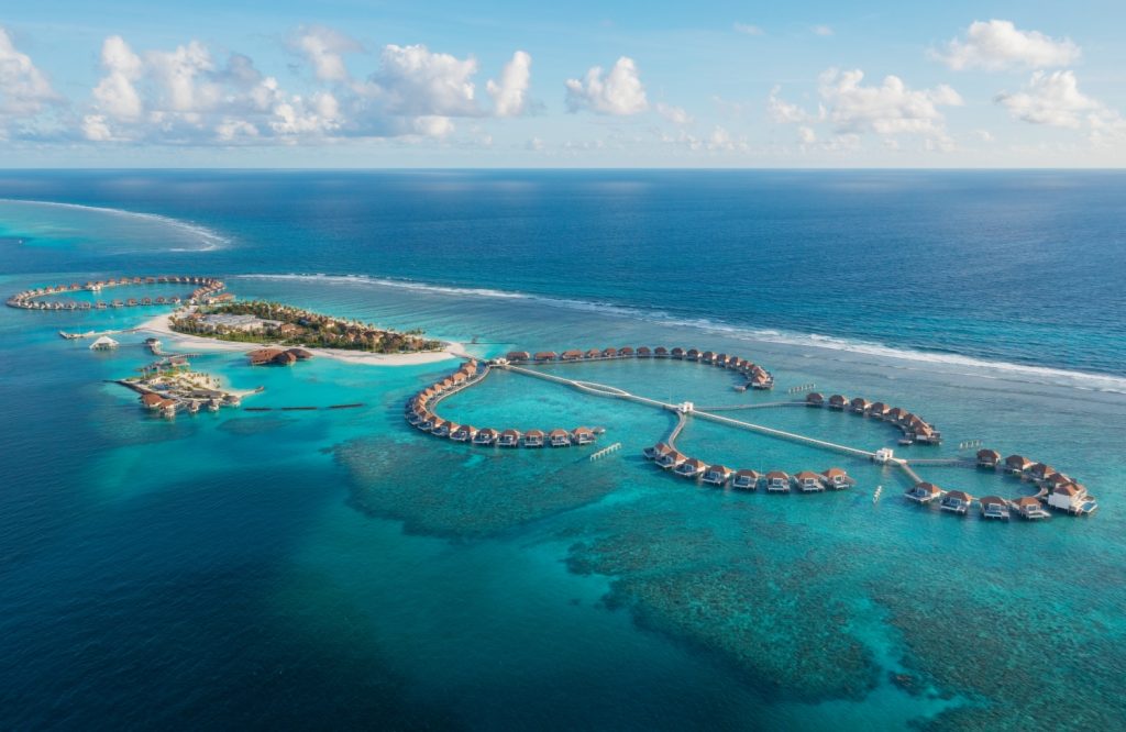 Batch Radisson Blu Resort Maldives Aerial View of the resort