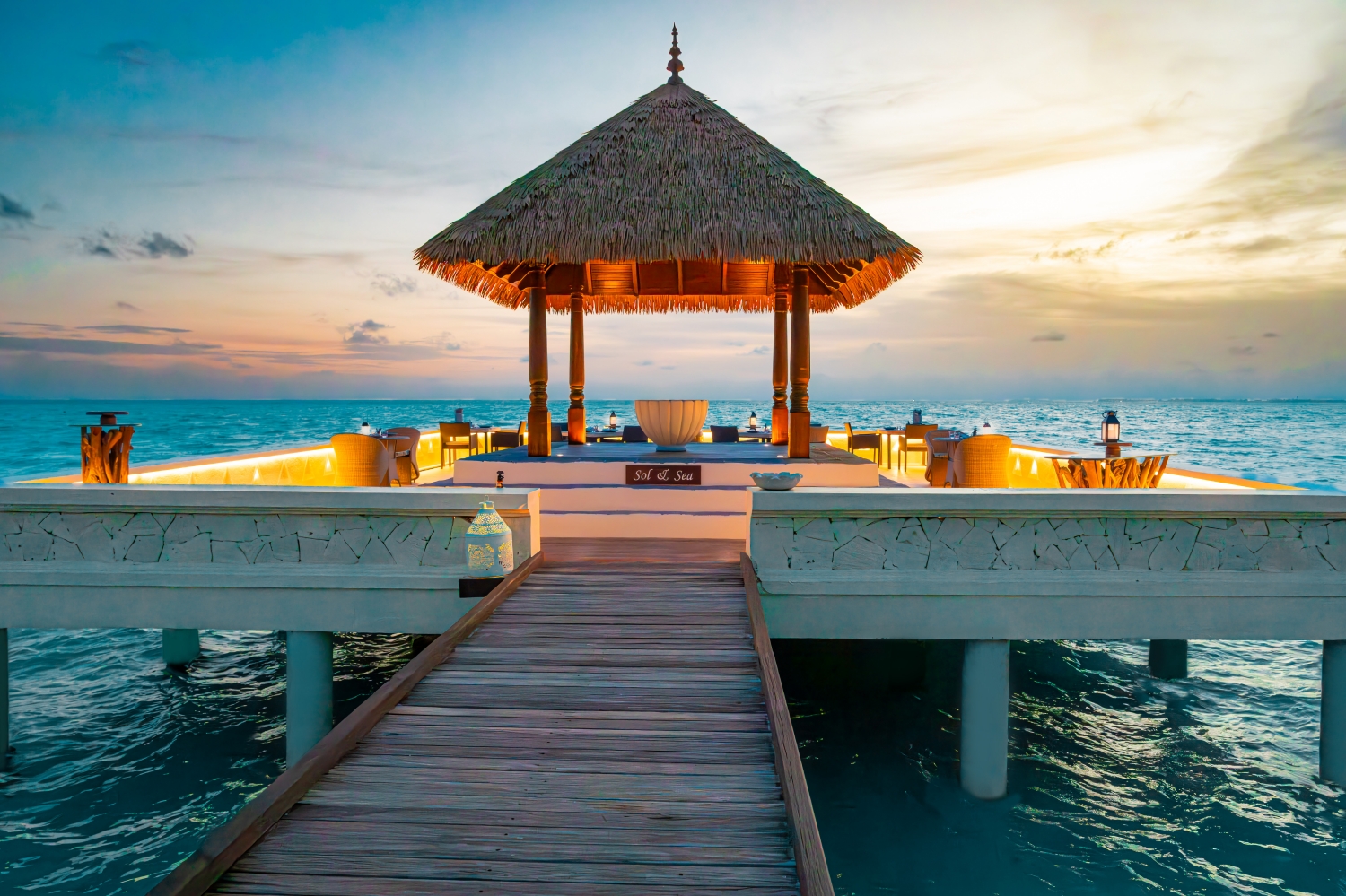Taj Exotica Maldives unveils Sol & Sea overwater dining experience