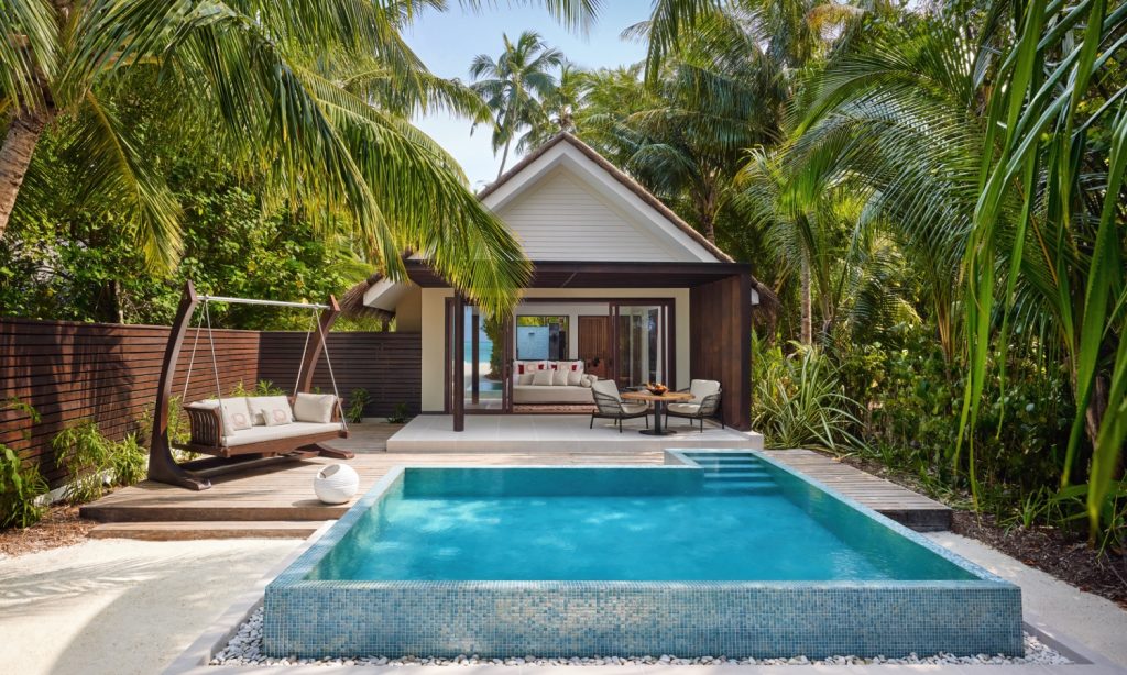 Batch Niyama Private Islands Maldives Guest Room Beach Pool Villa Exterior Detail