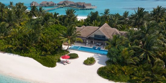 Batch Niyama Private Islands Maldives Guest Room Two Bedroom Beach Pool Pavilion Aerial View