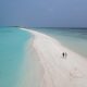 Aerial dhigurah sandbank couple