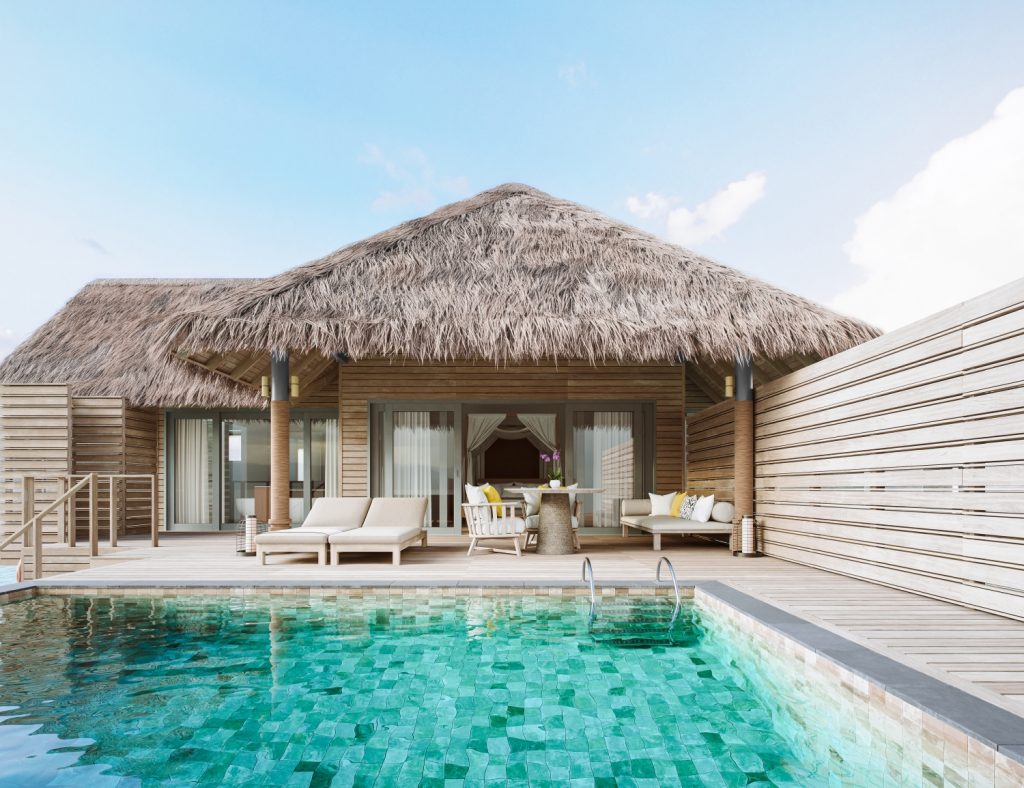 Batch Vakkaru Maldives Overwater Villa with Pool Exterior Pool Deck