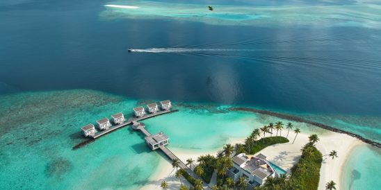 Batch Jumeirah Olhahali Island Talise Spa Aerial