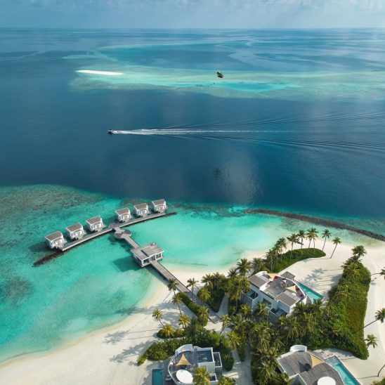Batch Jumeirah Olhahali Island Talise Spa Aerial