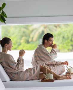 Relaxing after treatment