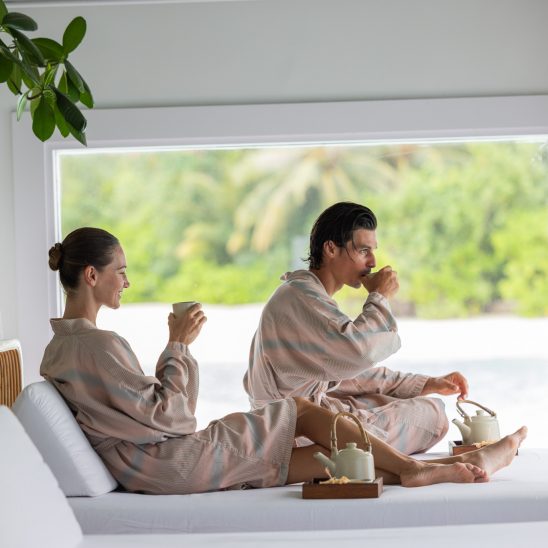 Relaxing after treatment