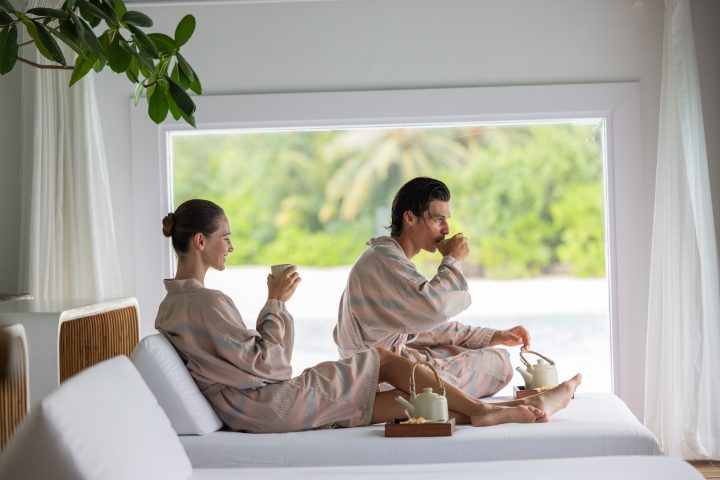 Relaxing after treatment