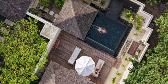 Batch Beach Villa with Private Pool
