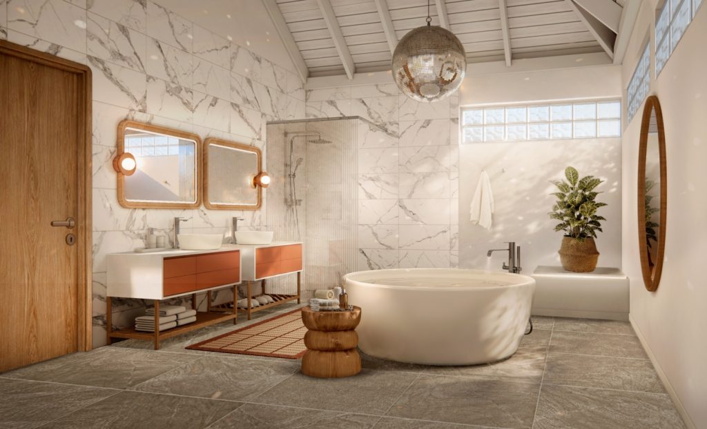 Batch Beach Villa Bathroom