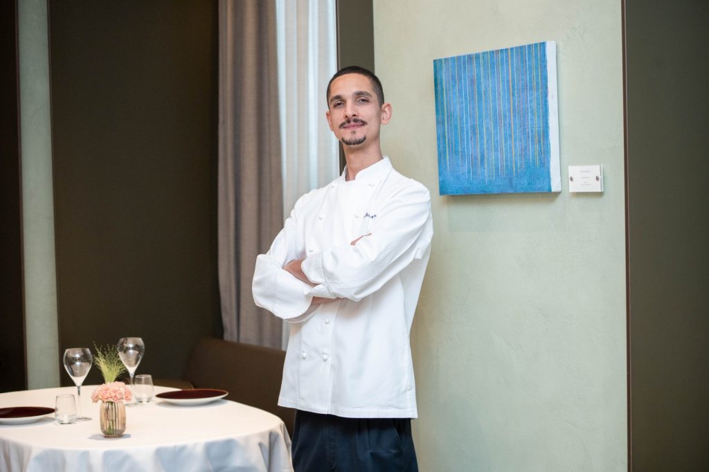 Batch Chef Joshua Acquaviva, Head Chef of Pellico 3 at Park Hyatt Milan