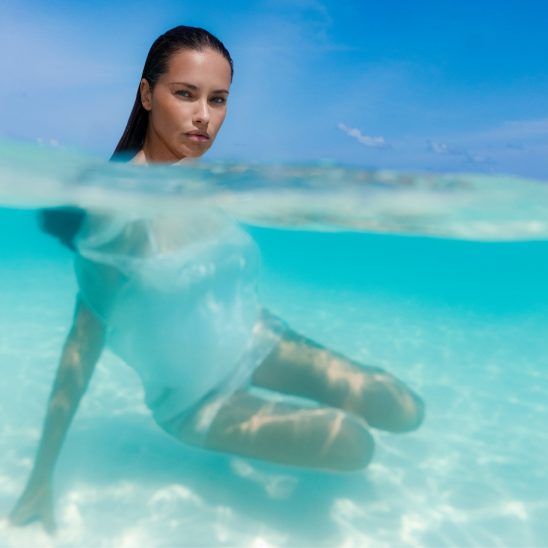 Batch assets MS2017527 000001 Adriana Lima shot by Russell James for Baccarat Residences Maldives